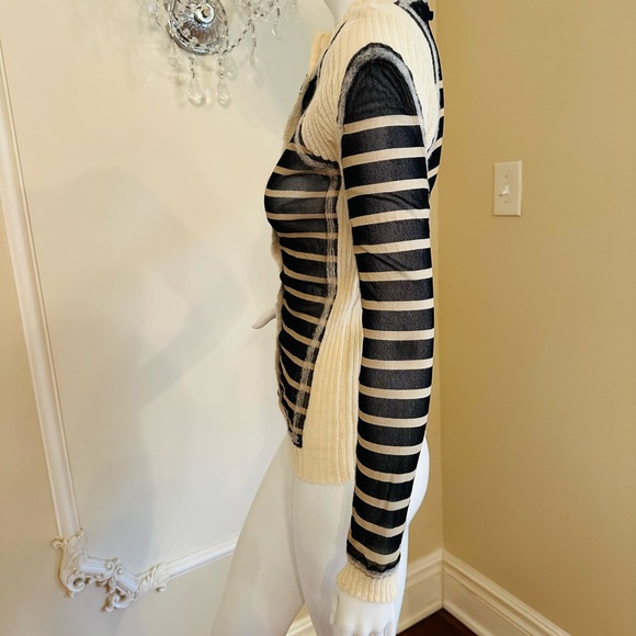 Jean-Paul Gaultier Knits Oatmeal Ribbed Knit - Picture 10 of 13